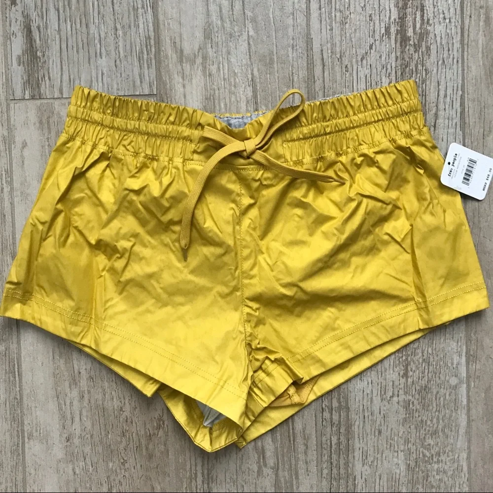 New Free People Movement Moonlight Reflective Shorts